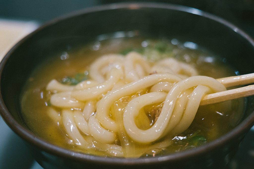 新地入船 カレーうどん 御所
